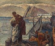 unknow artist Ovidiu in exil, ulei pe carton china oil painting artist